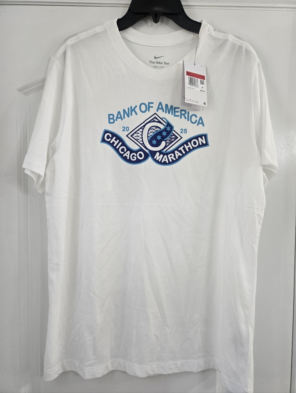 2025 Official Nike Bank of America Chicago Marathon T-Shirt